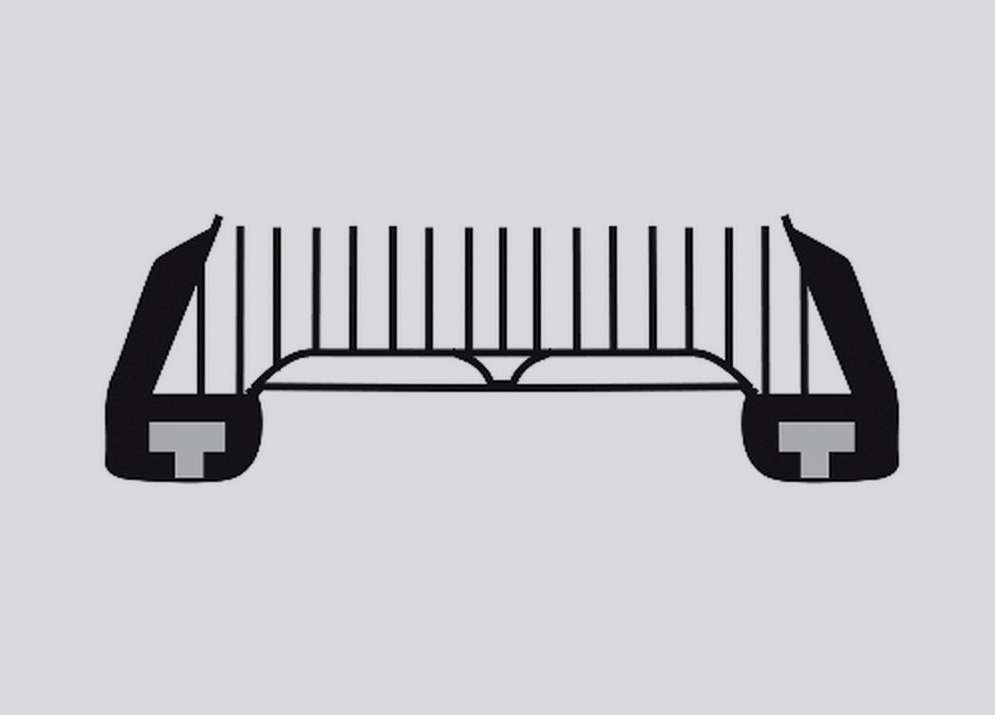 Profile: Hoofshoe with pushed-in formative steel bar